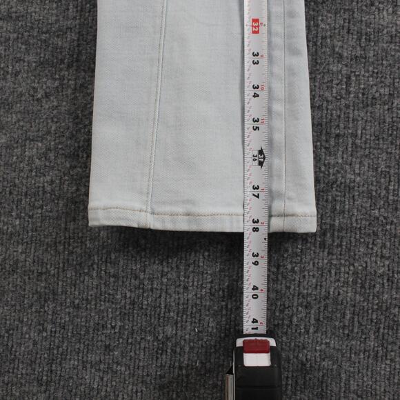 Veronica Beard Jean 26 Carson Ankle Flare High Rise Light Wash Denim Boho Casual - Picture 16 of 16